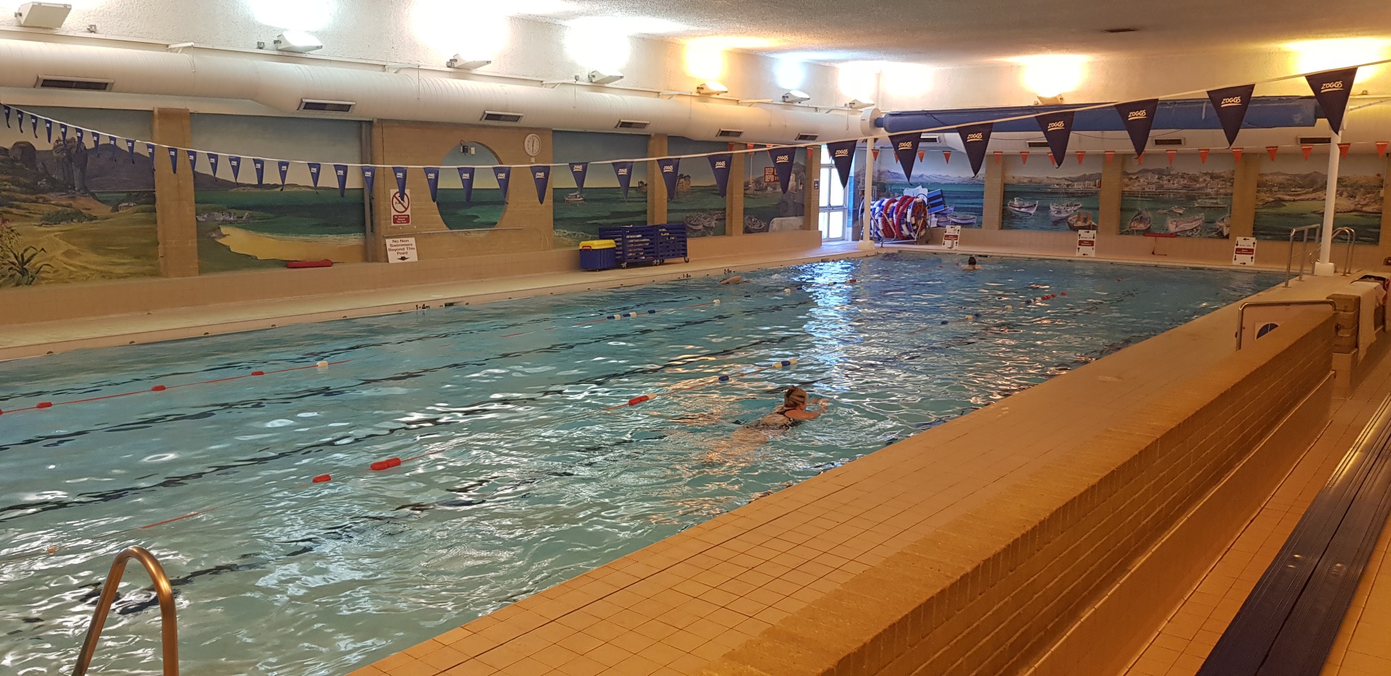 fanshawe indoor swimming pool with swimmers