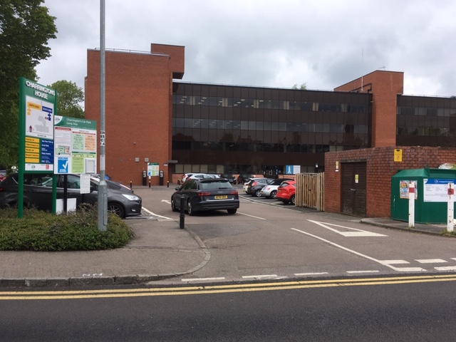 East Herts Council Charringtons building and car park