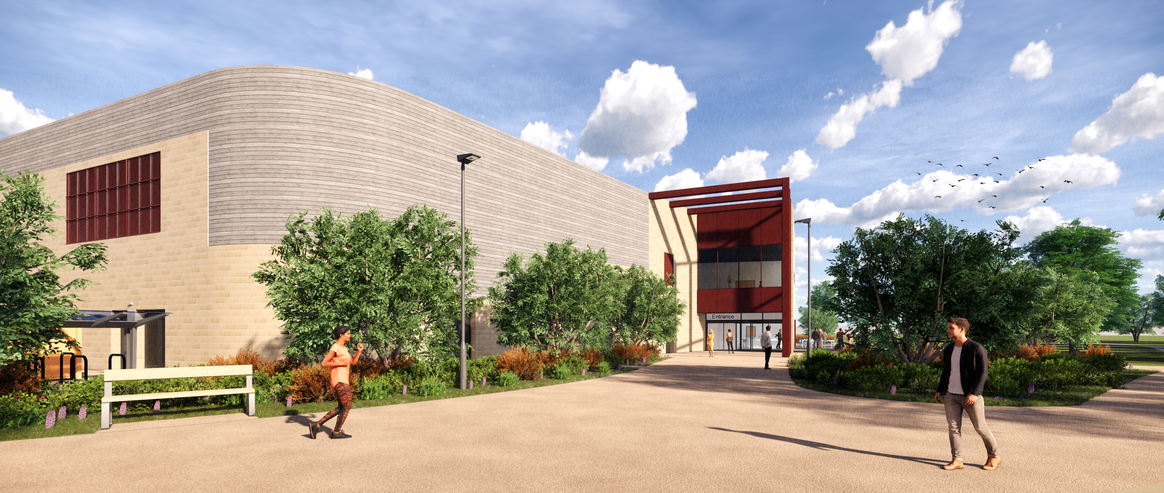 Grange Paddocks - artists impression of entrance