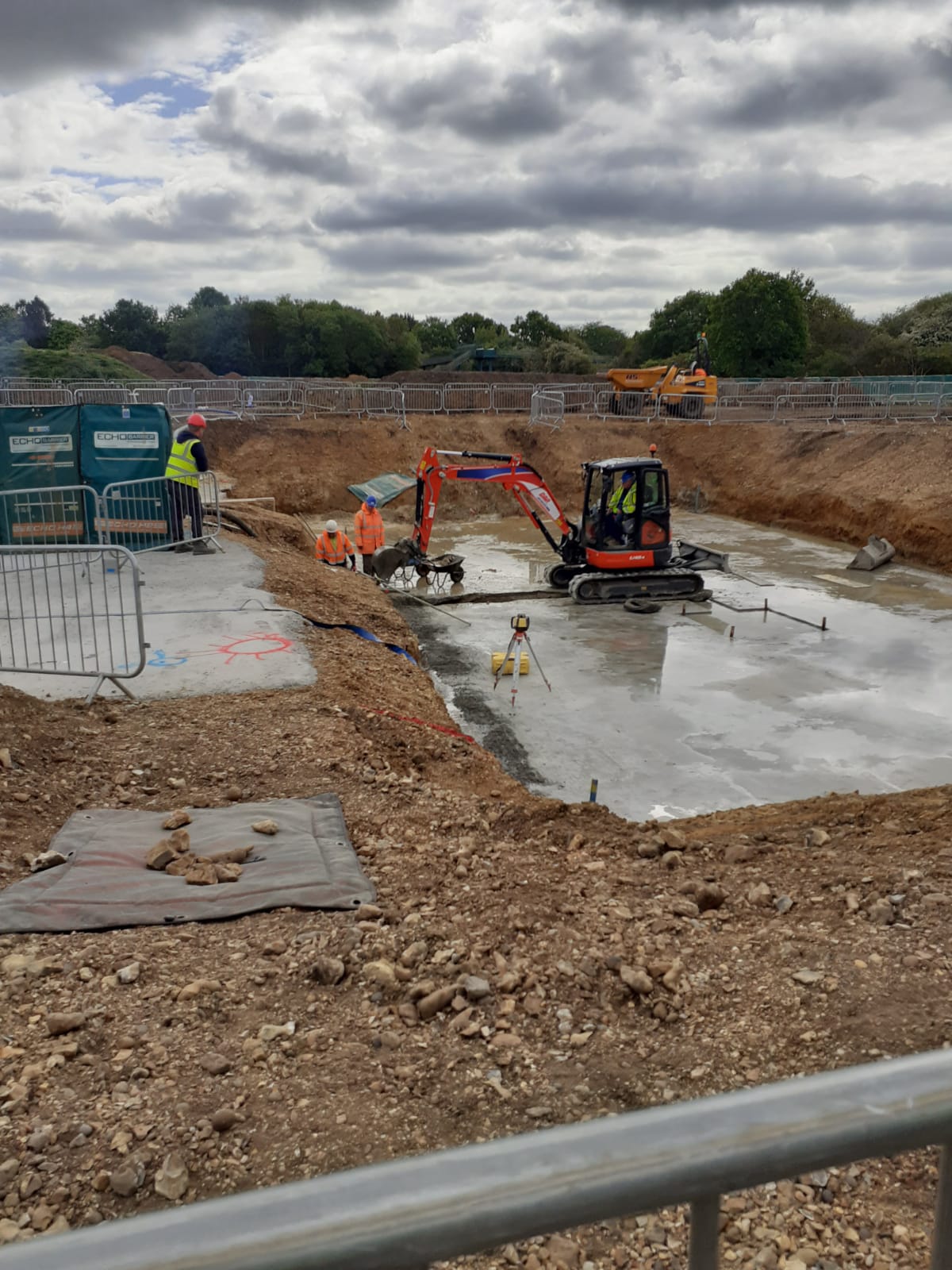 Grange Paddocks building site - week 9
