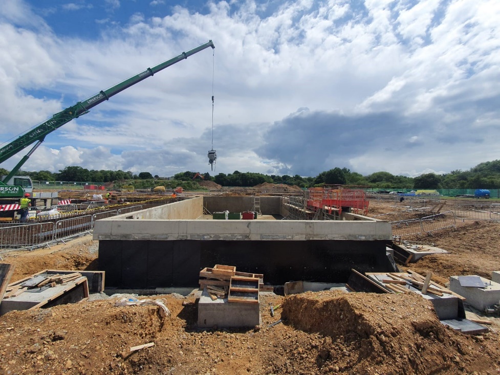 Completion of the learner pool at Grange Paddocks