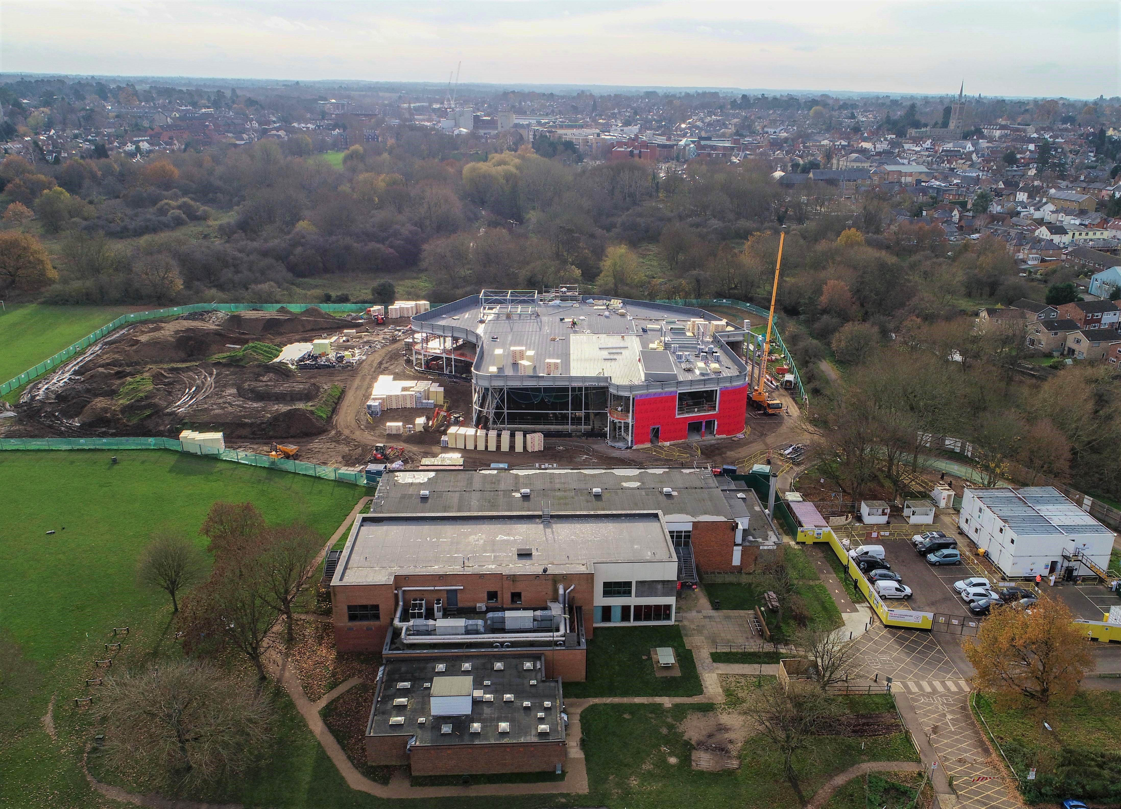 27.11.2020 - new Grange Paddocks next to the existing building