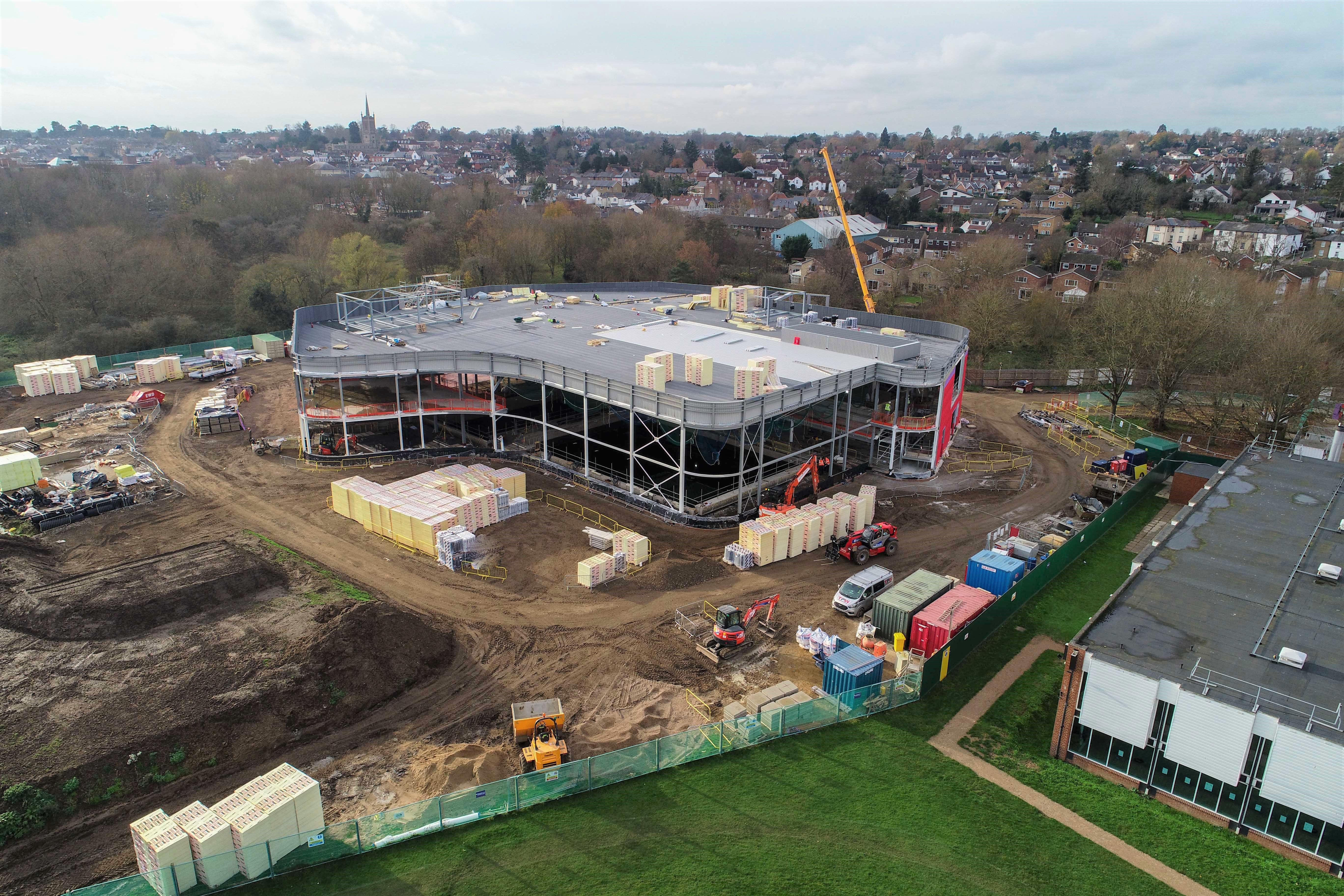 27.11.2020 - progress on site at Grange Paddocks
