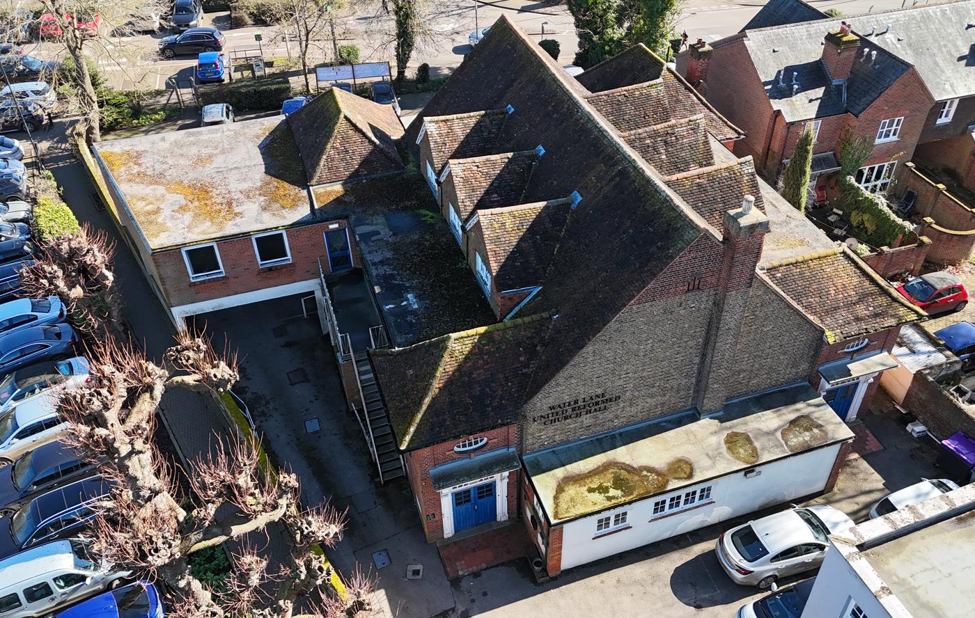 external photograph of water lane hall