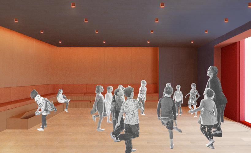 Artist impression of new community space