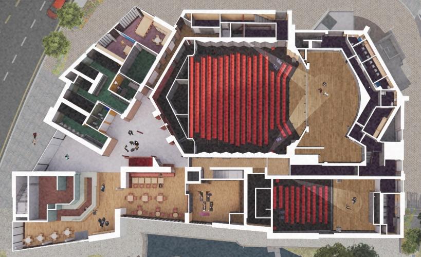 Artist impression ground floor layout