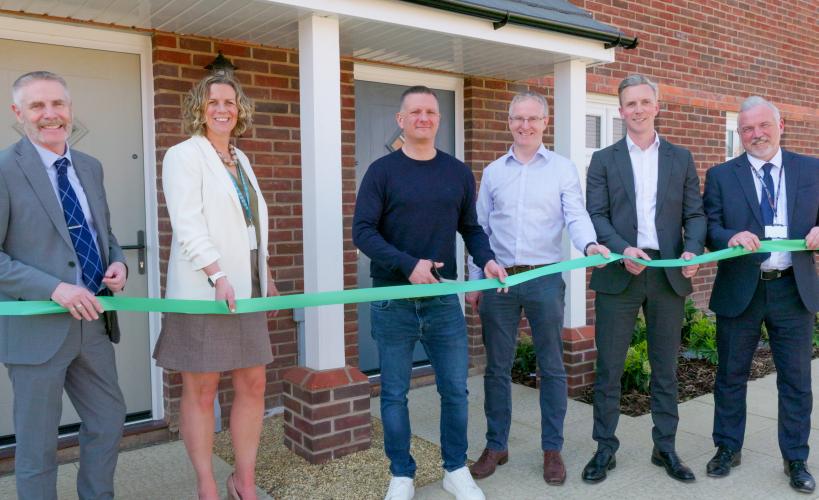 Cllr Dumont and Council Partners Launching Affordable Housing in Walkern