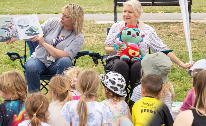 A story and Rhyme Time with Bishop's Stortford Library