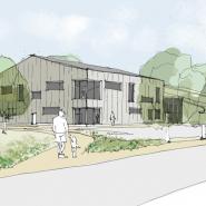 Artist Impression of Hartham Leisure Centre