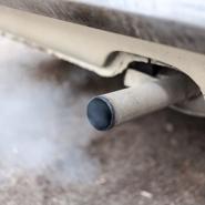 car exhaust pumping out white smoke