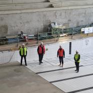 Eric Buckmaster, Willmott Dixon and Everyone Active in the swimming pool
