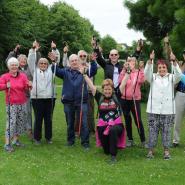 Nordic walking group